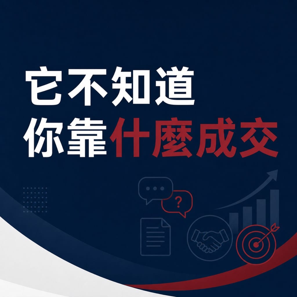 AI 寫不出你的味道，是因為它還沒讀過你的生意：我會先問老闆：你把成交資料放在哪裡？