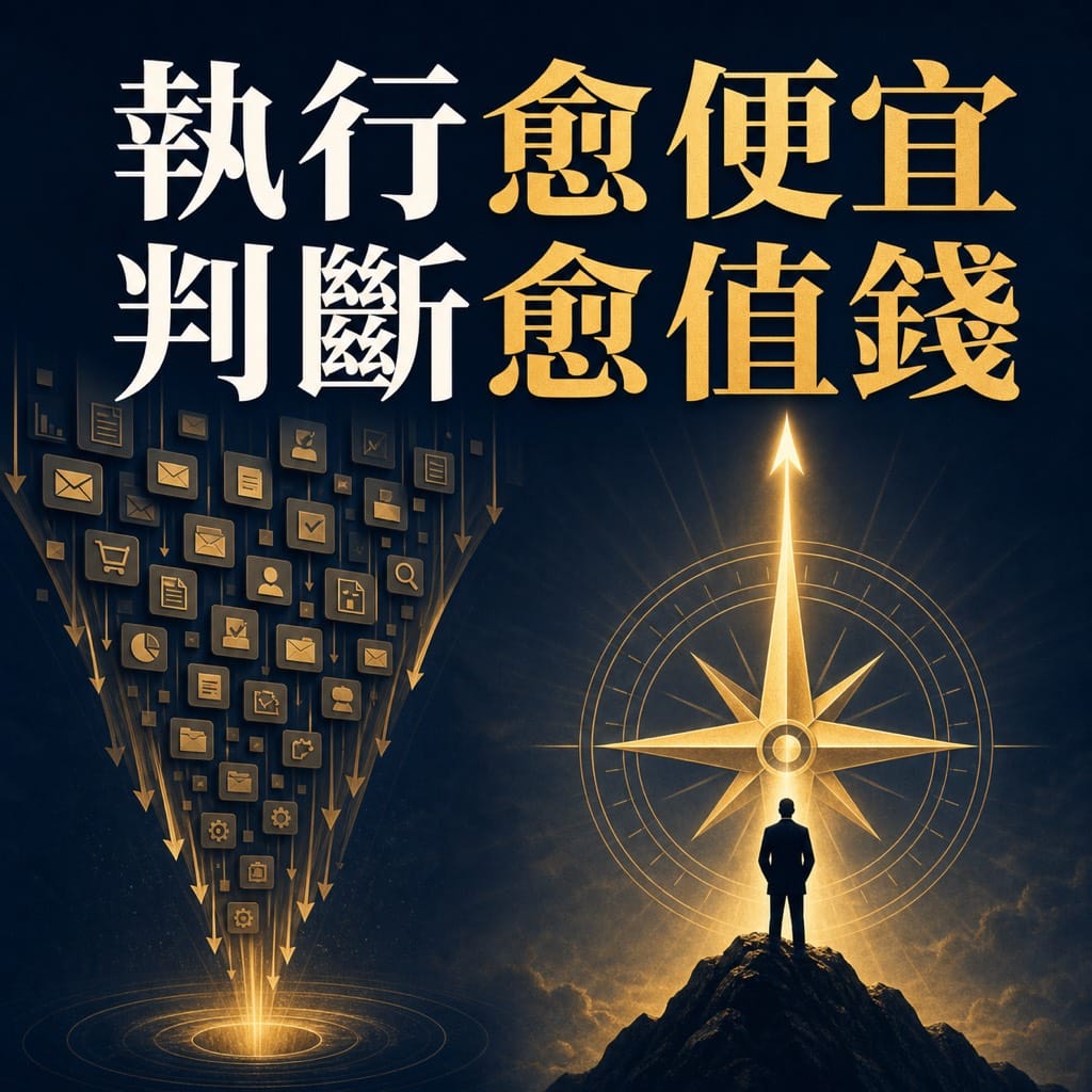 公司不必大，思維一定要大：我看見的下一波 AI 商機，是讓每個專家都能當自己的總裁：免費 AI 課程愈來愈多，我反而認為顧問的機會變大了