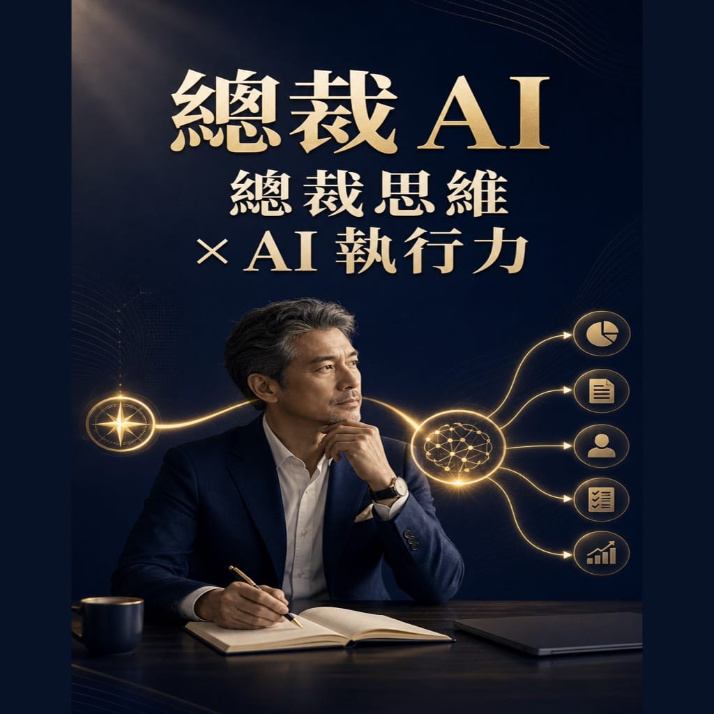公司不必大，思維一定要大：我看見的下一波 AI 商機，是讓每個專家都能當自己的總裁：這就是我說的總裁 AI