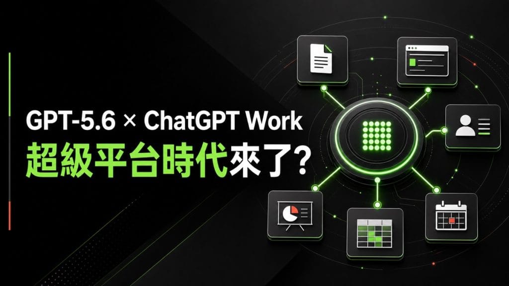 鄭錦聰老師說明GPT-5.6 與 ChatGPT 超級平台，會怎麼改變未來？，搭配 AI 工作系統、權限邊界、驗收標準與升級回報流程圖示