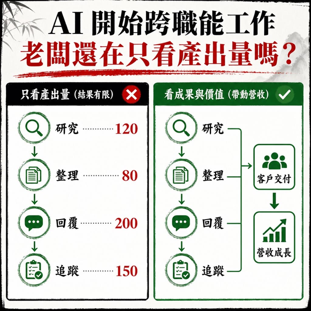 AI 代理開始跨職能工作後,中小企業最怕的不是不會用,而是不知道誰對結果負責