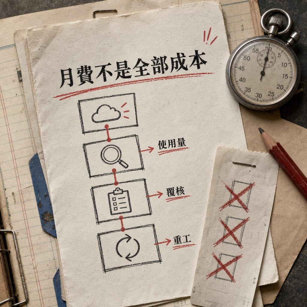 AI 不是免費員工:我現在最怕的,不是訂閱太貴,而是不知道它有沒有賺錢:我以前花錢學到的,不是買工具就會有結果