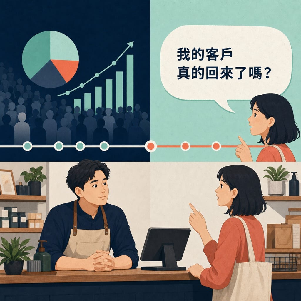 零售數字變好,不代表你的客戶變多:老闆先看哪三筆資料?
