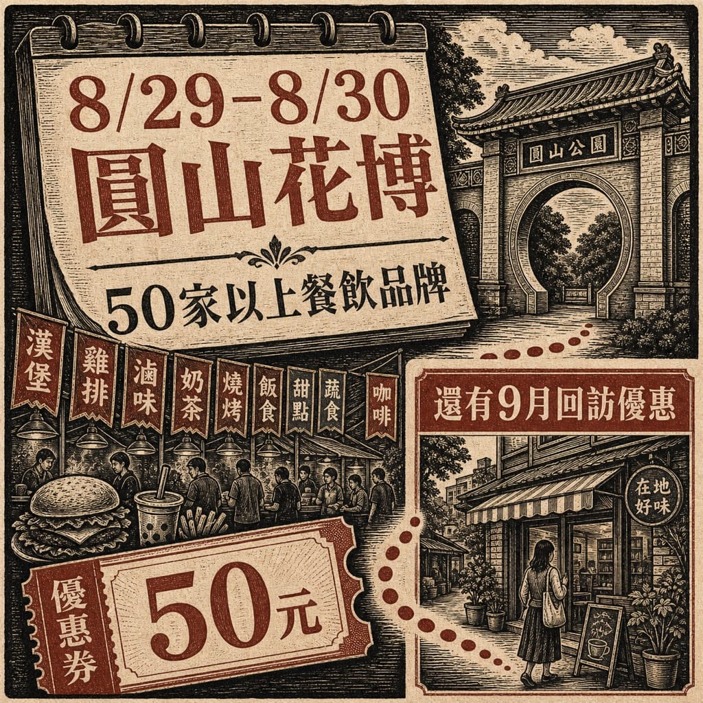 漢堡嘉年華的人潮，不等於小店的成交