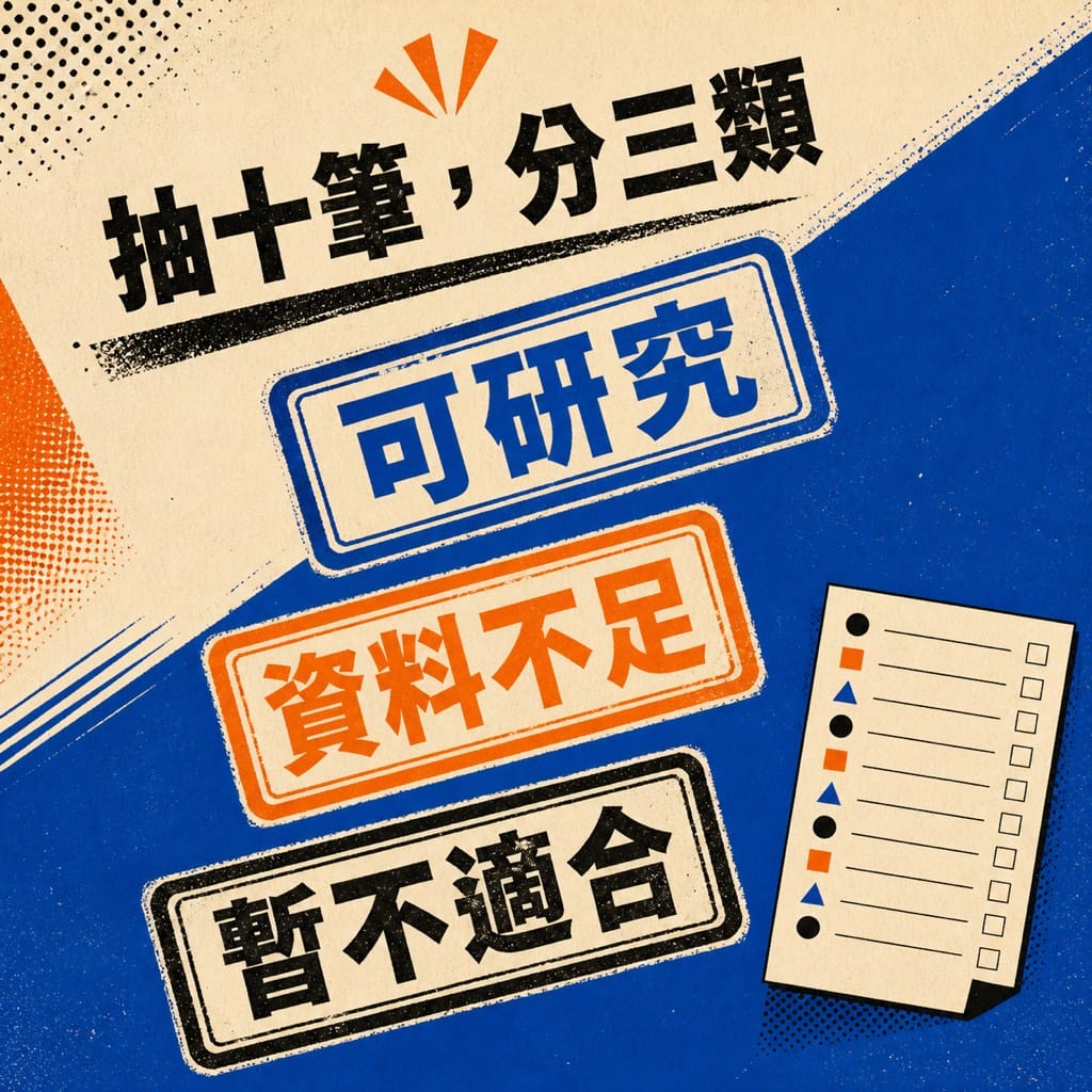 名單做了一大堆，為什麼還是找不到真正會買的製造業客戶？先做四欄驗收