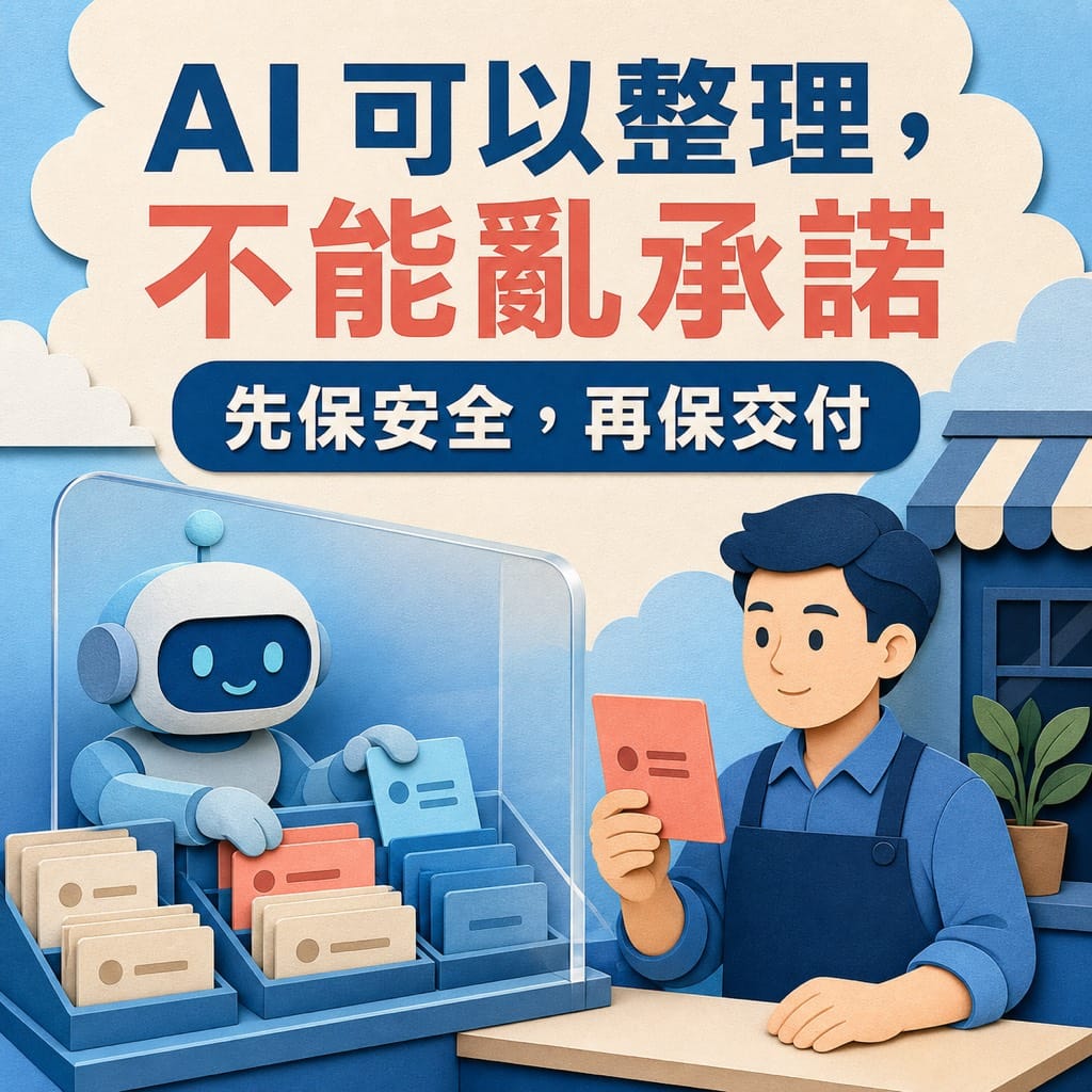 颱風不一定登陸,店家卻要先決定怎麼回覆客人