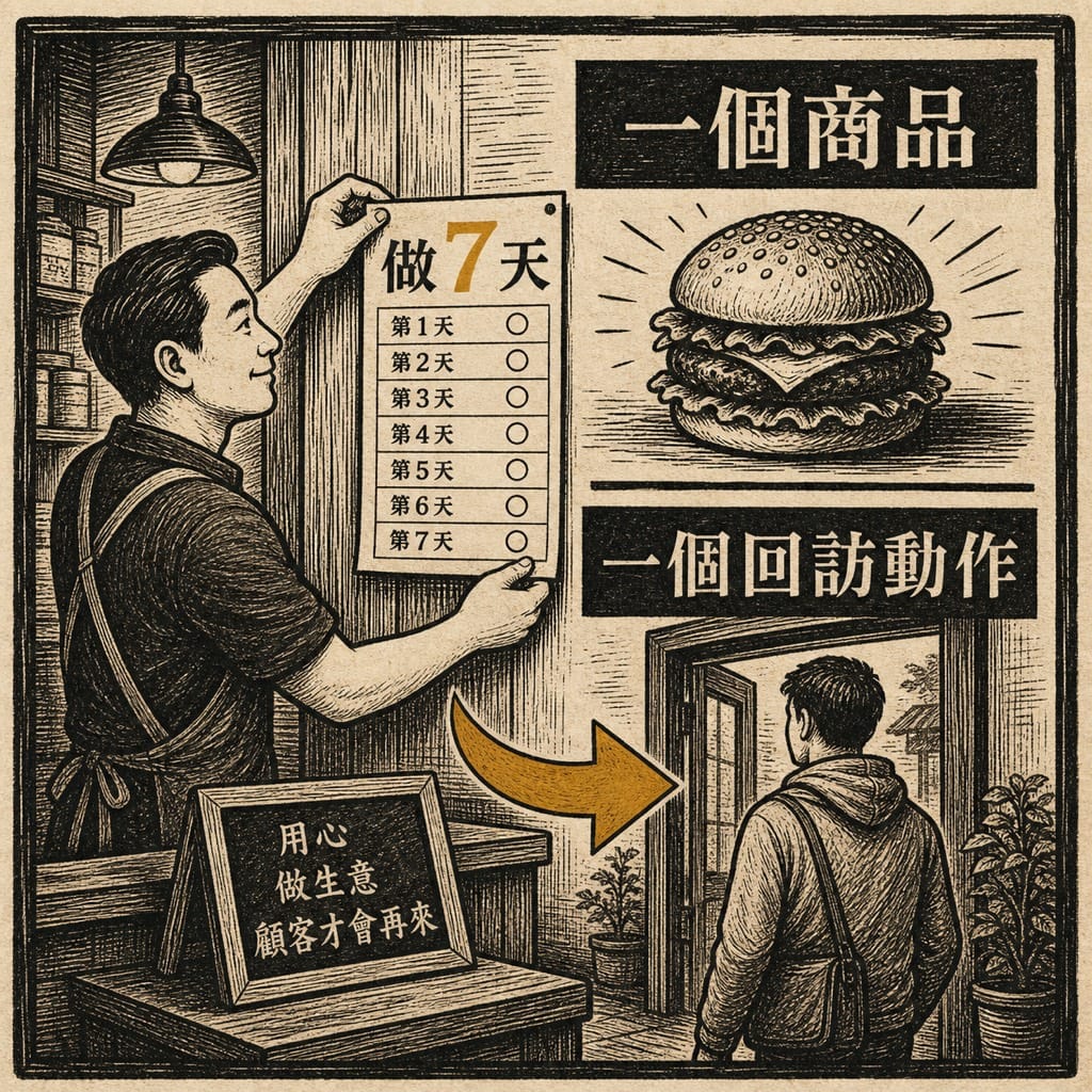 漢堡嘉年華的人潮，不等於小店的成交