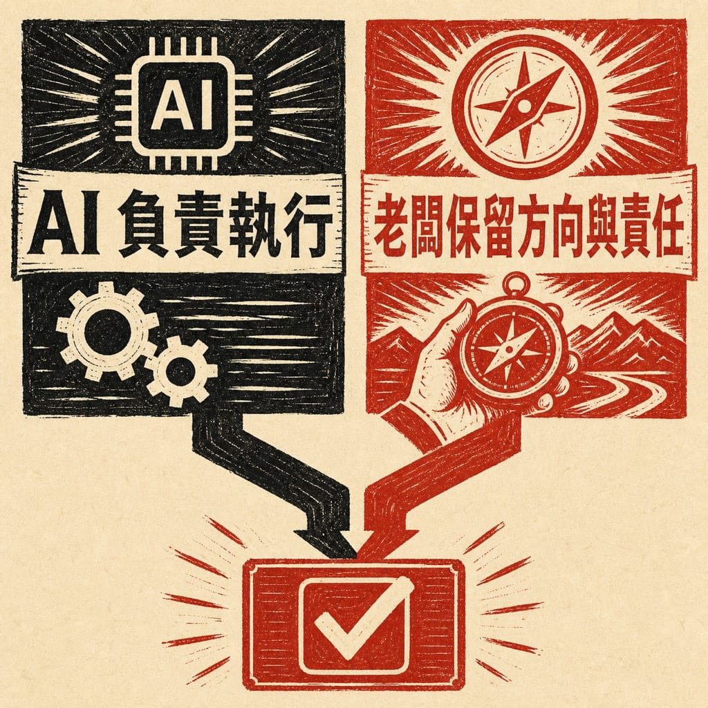 AI 可以成為一人公司的第一個工作角色，但判斷不能外包