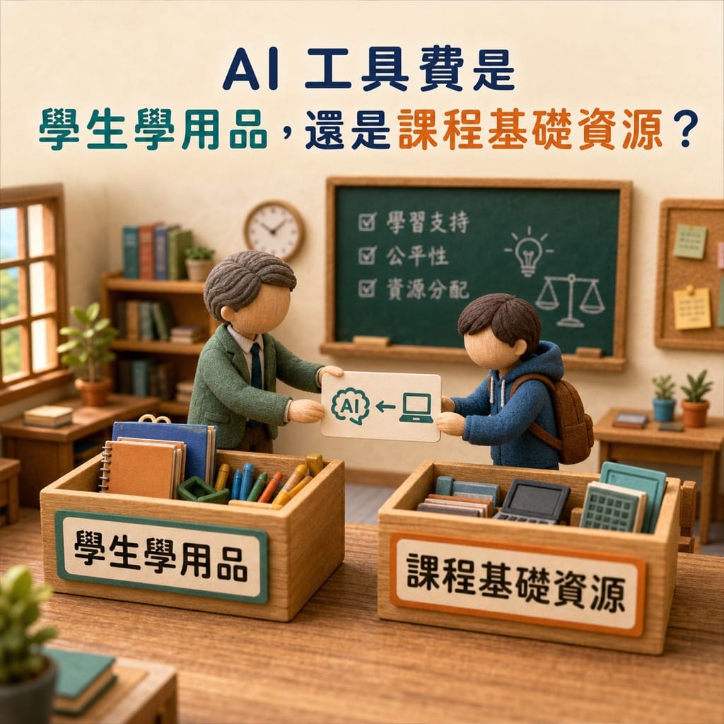 學生開始拿到免費 AI，教授卻還在把工具當成個人帳單？