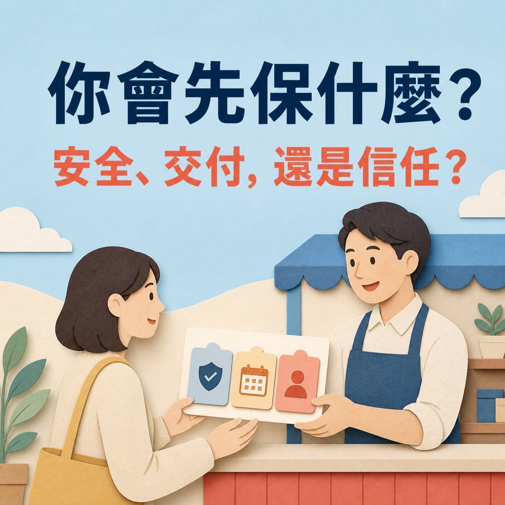 颱風不一定登陸,店家卻要先決定怎麼回覆客人