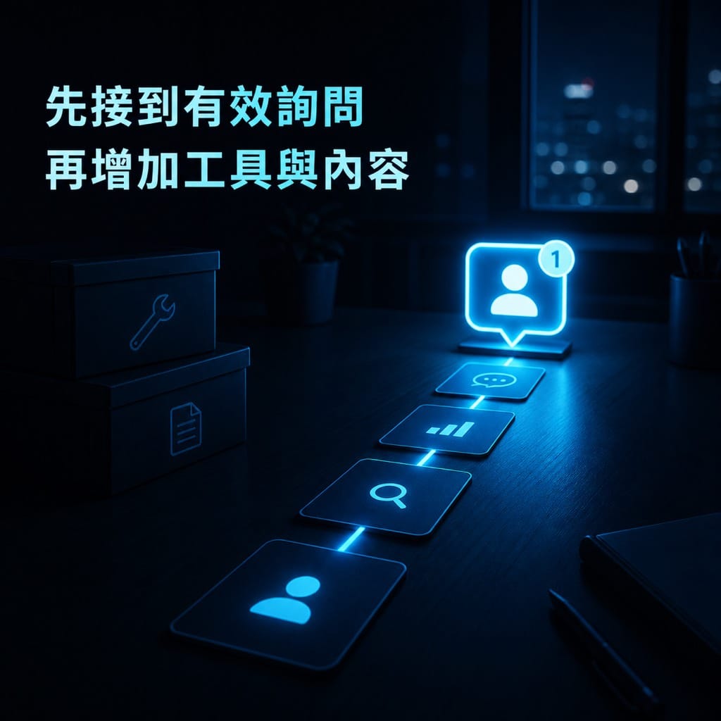 AI 找客戶先做一張決策答案卡:把客戶問題接到有效詢問