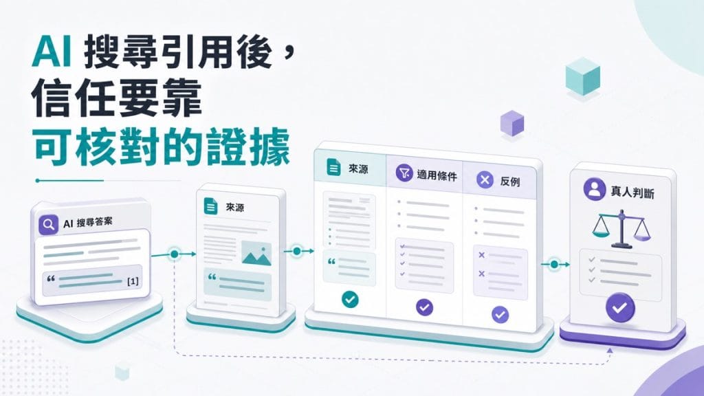 AI 搜尋引用你的文章後，客戶為什麼還不信你？