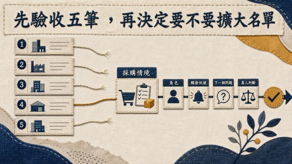 B2B 找客戶前，先驗收哪 5 個採購訊號？