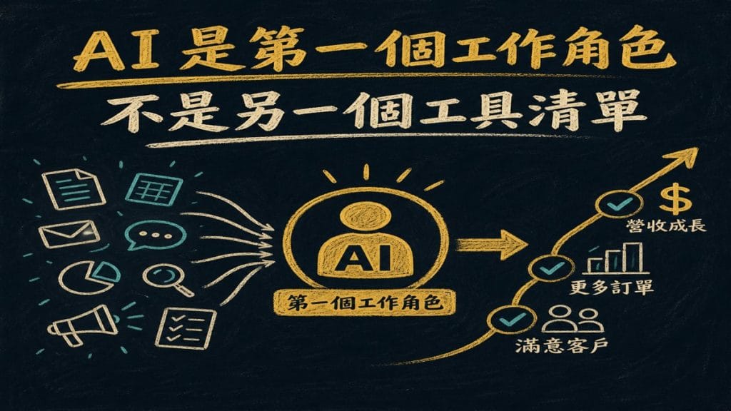 AI 變成小企業的第一個工作角色：先分配結果，再增加工具