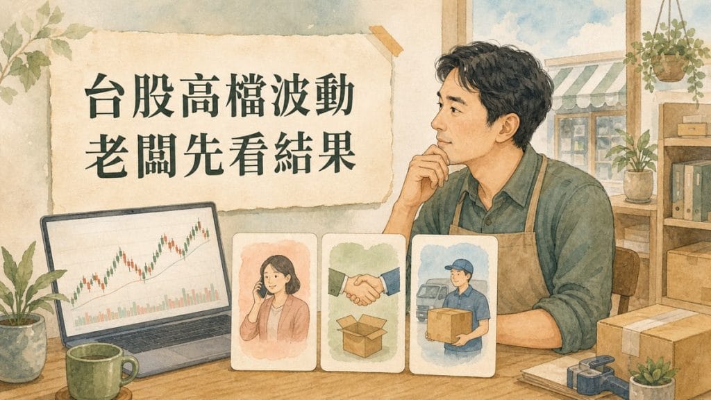 台股高檔震盪下，數字與情緒同時拉扯的資源判斷