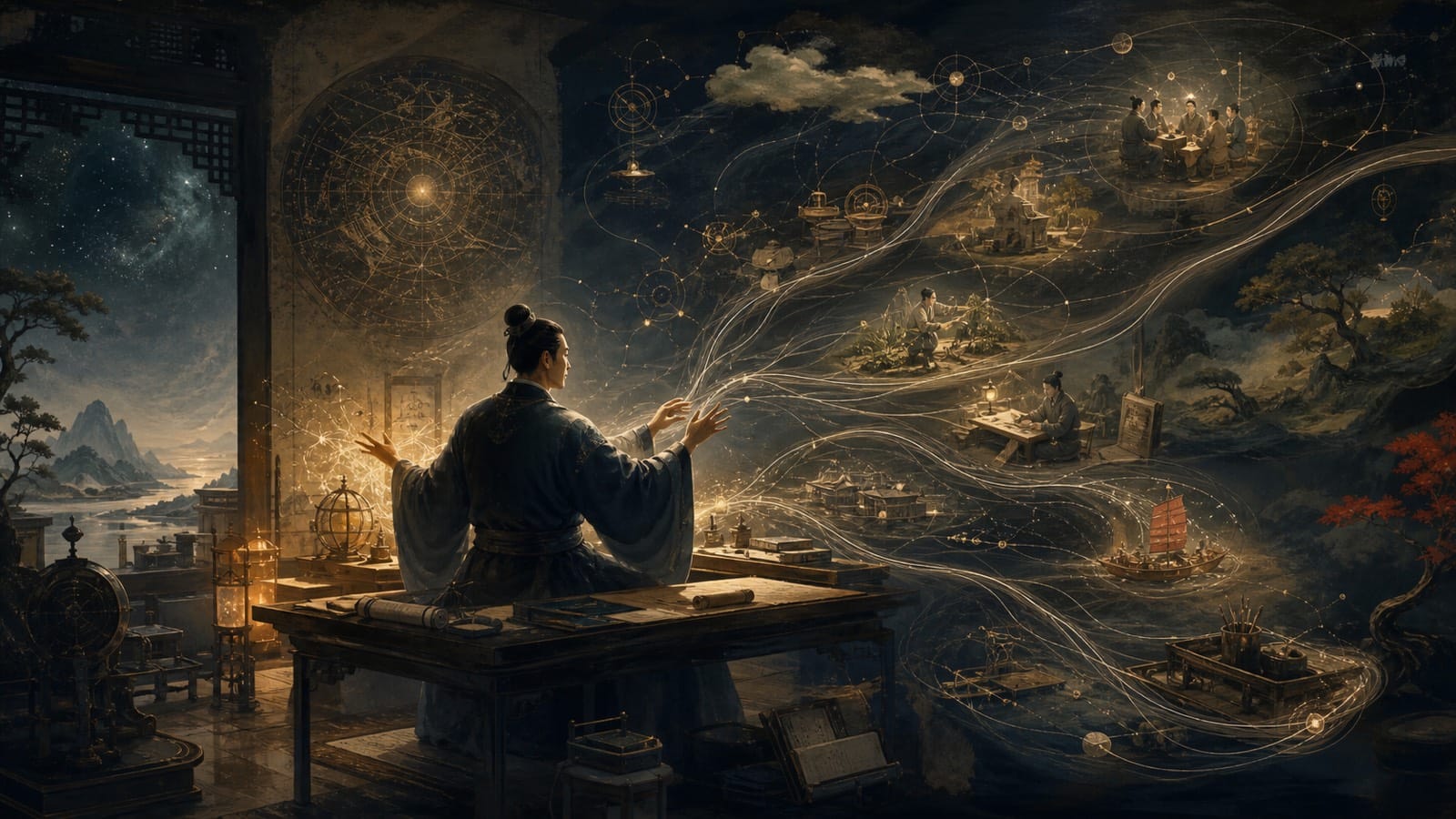 第一篇|破限之道:一人如何突破一人的時間的篇章意象圖