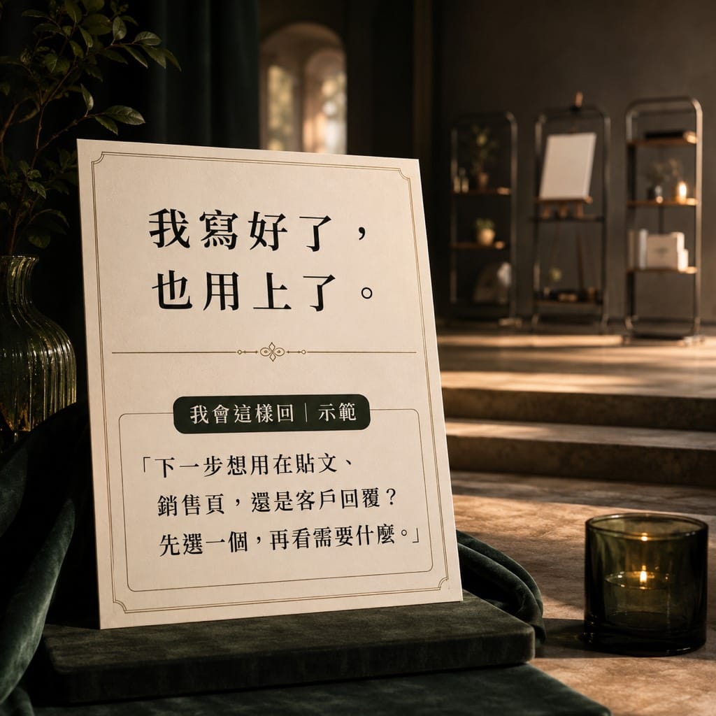 客戶買完課，先催進階還是先幫他完成第一個成果？
