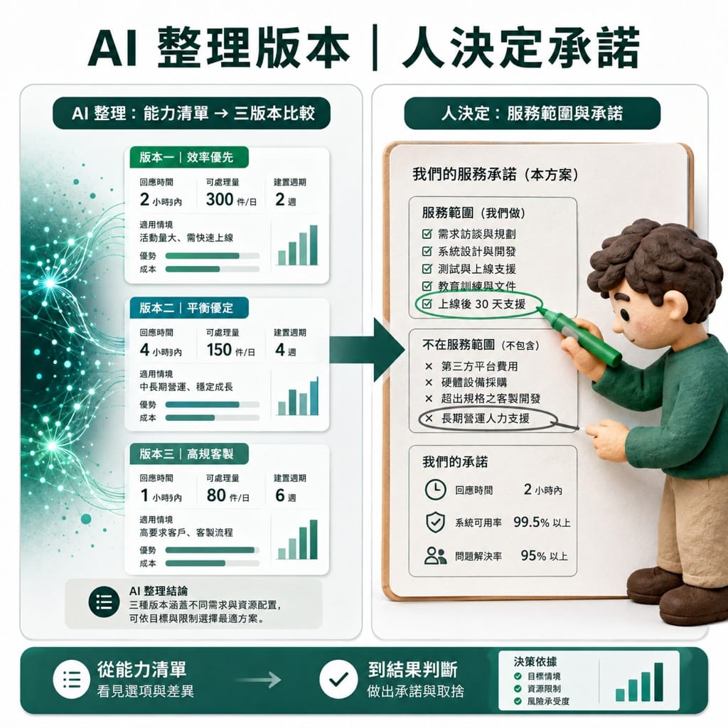 服務頁第一段要先寫你會什麼,還是客戶會得到什麼?