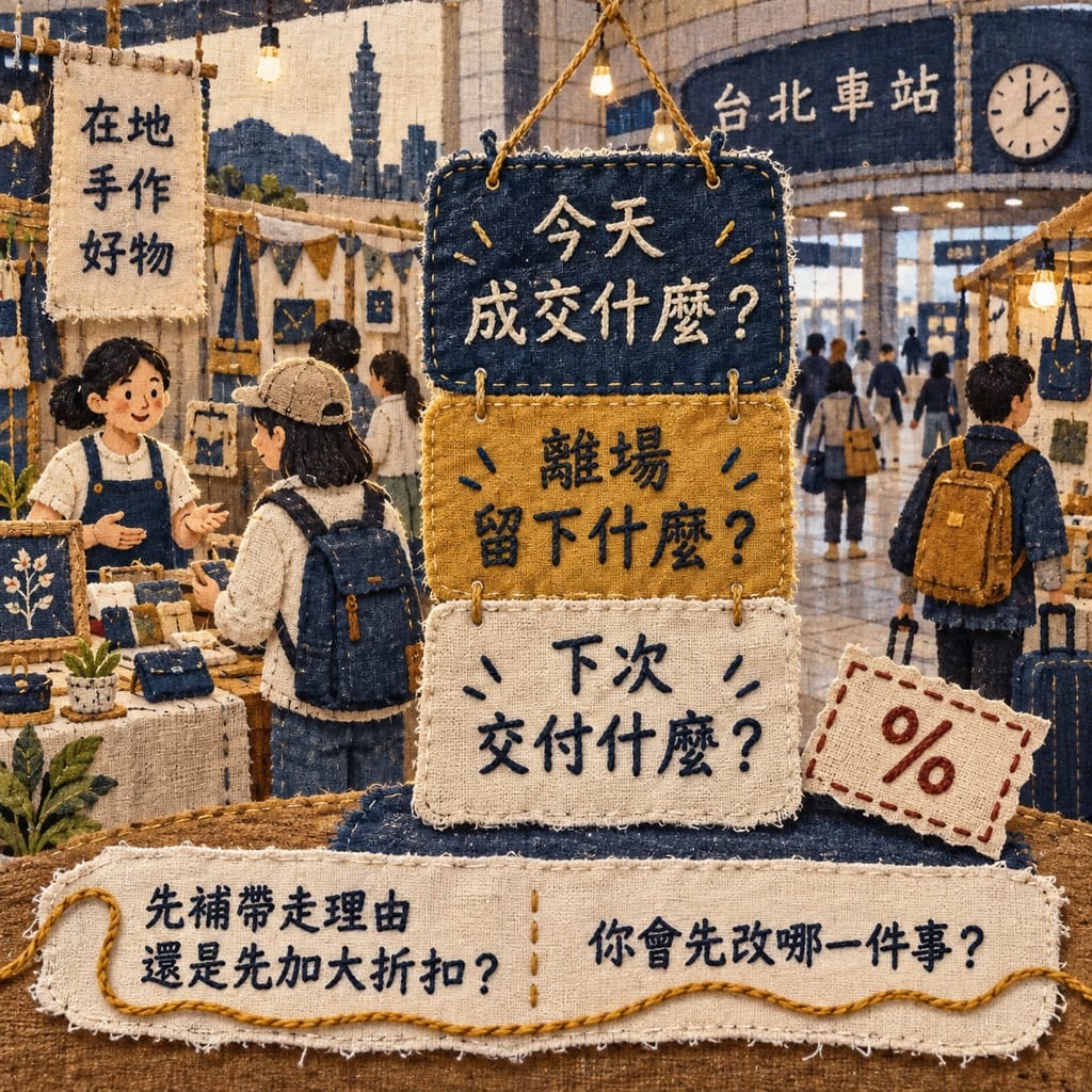 OTOP 進台北車站,地方品牌先別只拚成交:先把一個產品變成旅客願意帶走的理由
