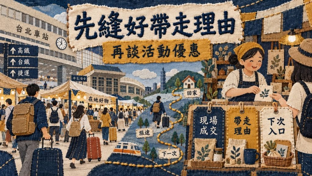 OTOP 進台北車站，地方品牌先別只拚成交：先把一個產品變成旅客願意帶走的理由