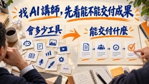 公司找 AI 講師,應該比較哪些教學能力?