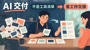 AI 服務交付時,怎麼把成果交給客戶而不是交一堆工具?