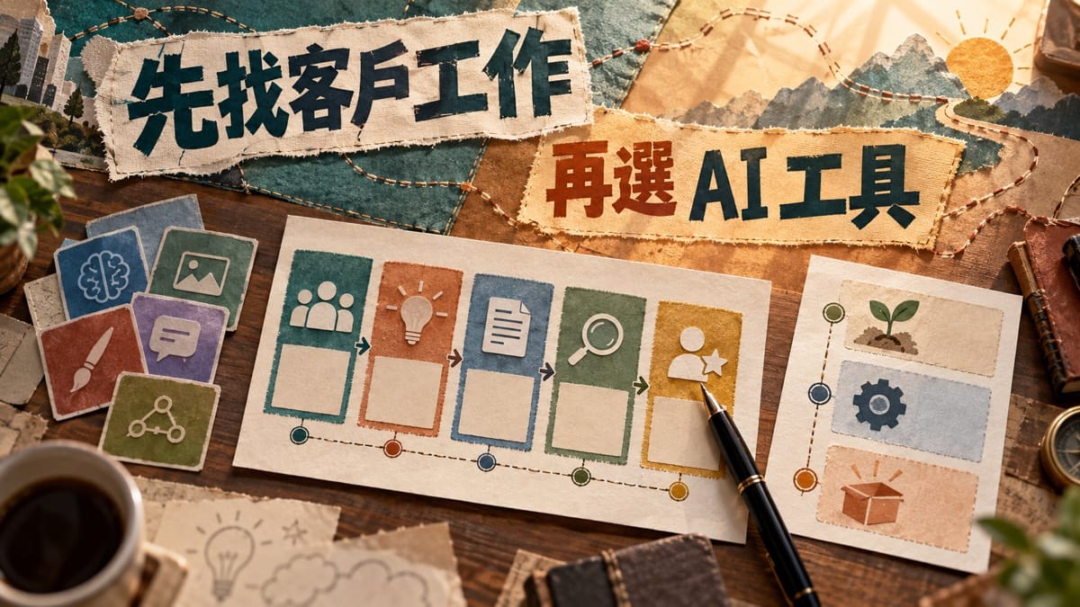 一人創業如何選擇第一個 AI 商機與目標客戶？