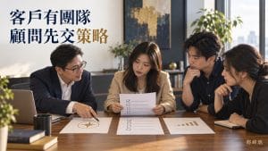 客戶有執行團隊,顧問該賣策略還是代操?先把合作拆成三段