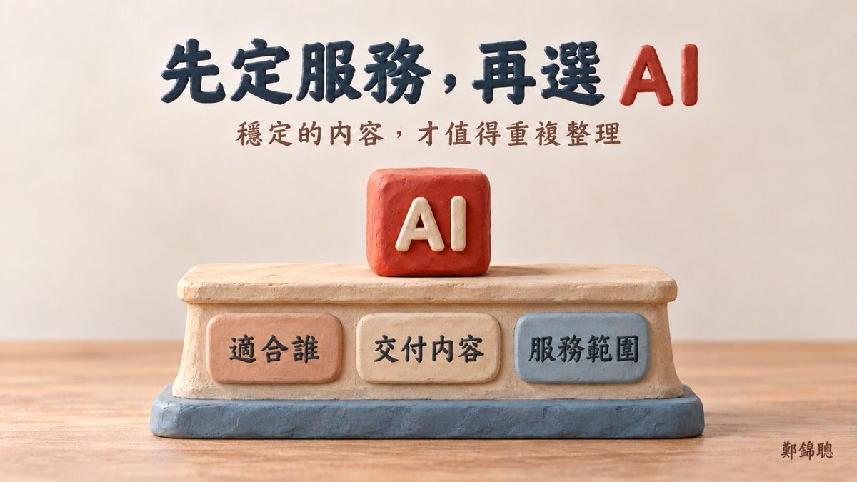 每次都要重講服務內容,該先學 AI、重做介紹頁,還是用 AI 老闆分身?