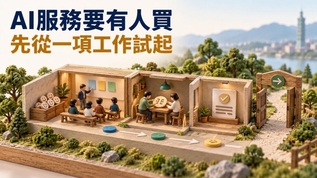 AI 顧問如何找到第一個試辦客戶？先測一項真實工作