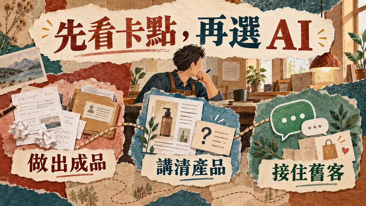 老闆想用 AI 改善生意,該先做內容、產品介紹,還是客戶跟進?