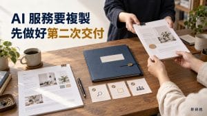AI 顧問第一個試辦做完後,怎麼變成可重複交付的服務?
