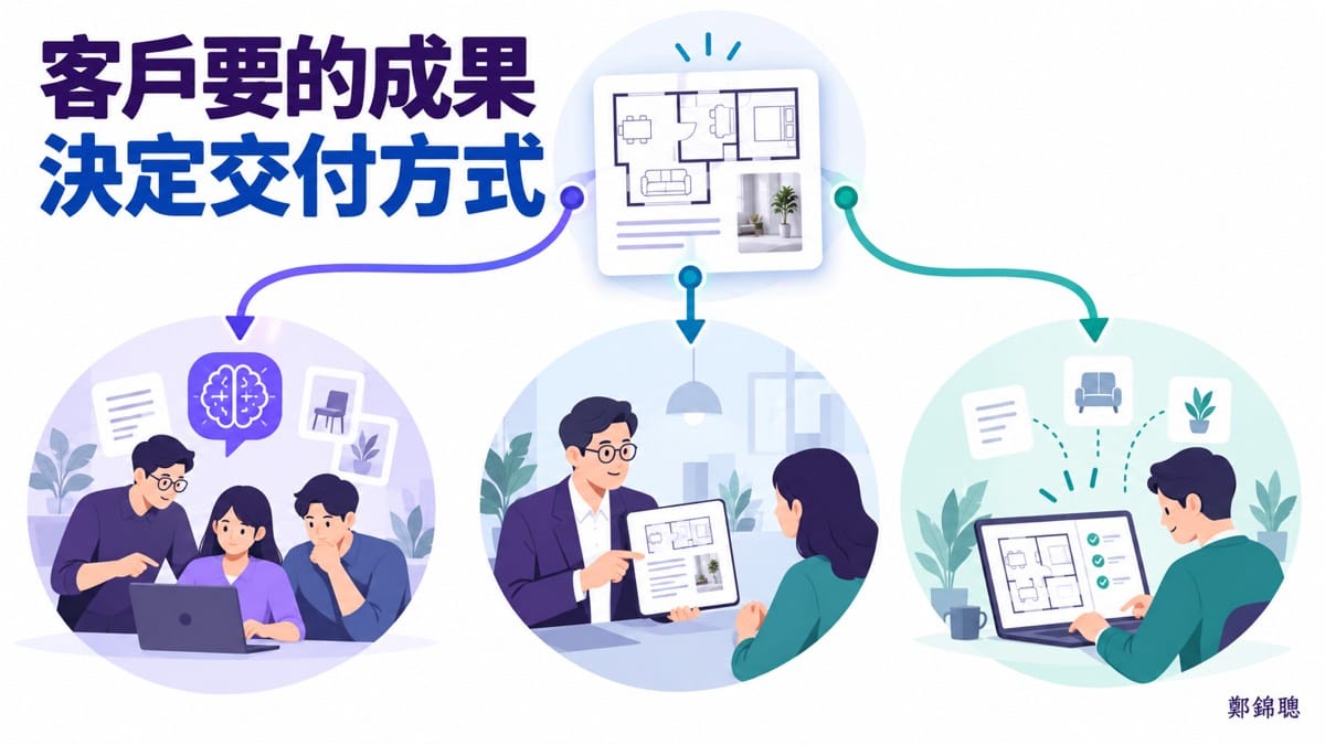 AI 創業要先賣服務,還是做產品?用三種交付找起步點